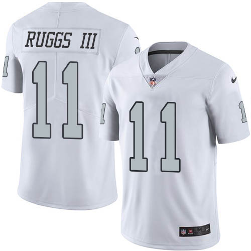 Nike Raiders #11 Henry Ruggs III White Youth Stitched NFL Limited Rush Jersey